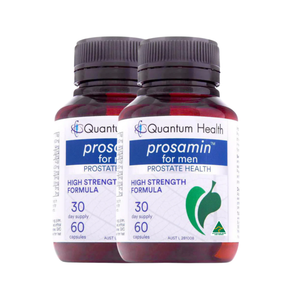 Prosamin for Men prostate supplement 60 capsules by Quantum Health two bottles product image